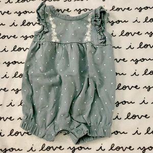 Blue Baby Romper